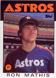 1986 Topps Baseball Cards      476     Ron Mathis